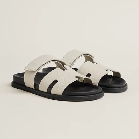 Hermes Chypre Sandal – Calfskin & Epsom Leather - Zeuskicks