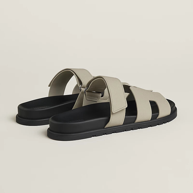 Hermès Chypre Sandals – Epsom Calfskin Essential - Zeuskicks