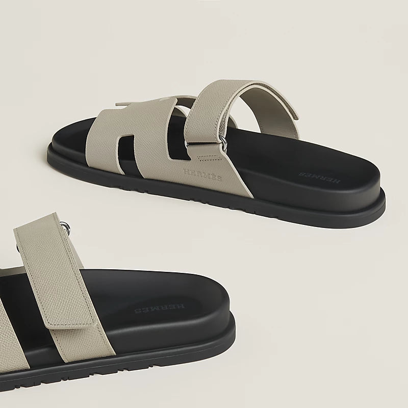 Hermès Chypre Sandals – Epsom Calfskin Essential - Zeuskicks