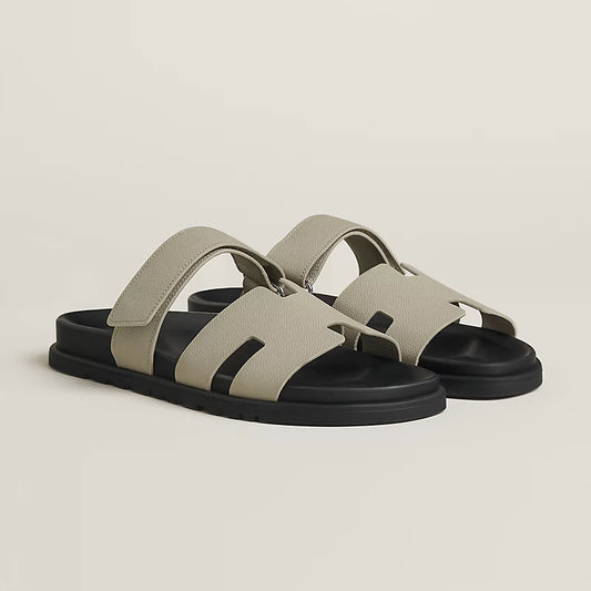 Hermès Chypre Sandals – Epsom Calfskin Essential - Zeuskicks