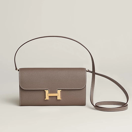 Hermès Constance To Go Wallet – Epsom Calfskin with Gold Hardware - Zeuskicks