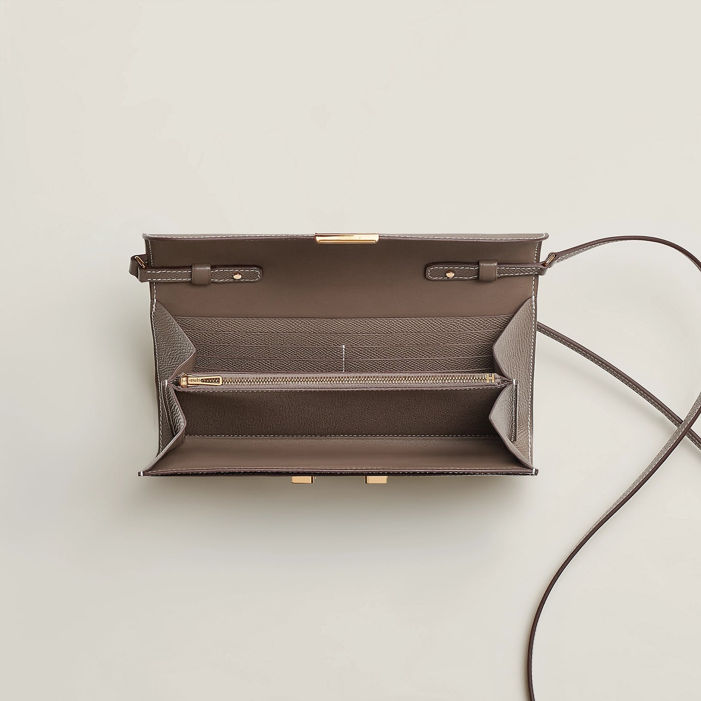 Hermès Constance To Go Wallet – Epsom Calfskin with Gold Hardware - Zeuskicks