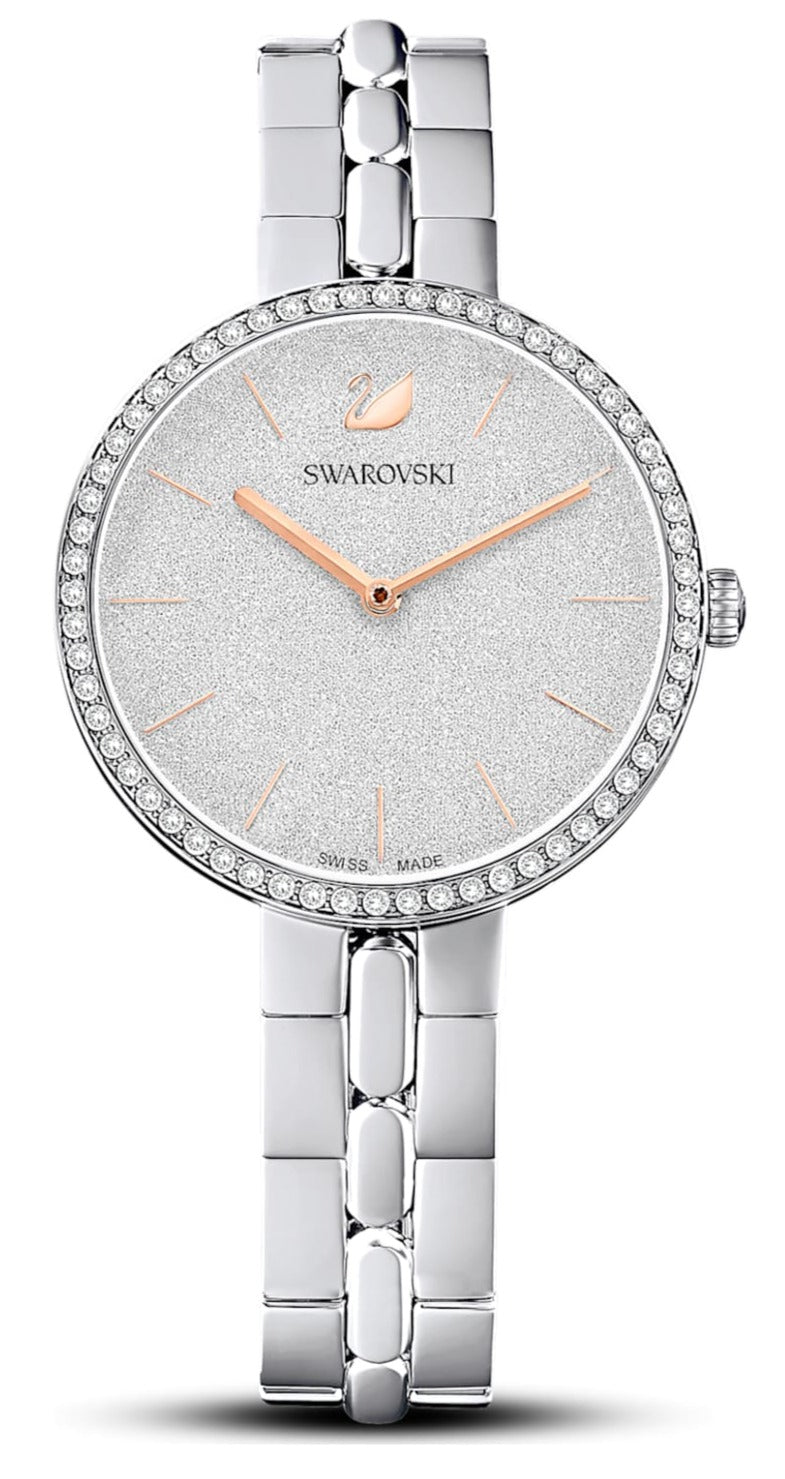 Swarovski Cosmopolitan watch, Swiss Made, Metal bracelet, Silver tone, Crystals — product photo (5517807)