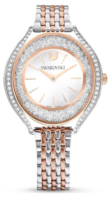 Swarovski Crystalline Aura watch, Swiss Made, Metal bracelet, Rose gold tone, Crystals — product photo (5644075)