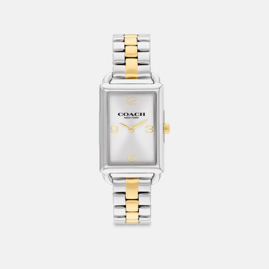 Women's Coach Liz Watch, 30 Mm X 22 Mm in Two Tone, style CS621 #color_Two Tone — front view