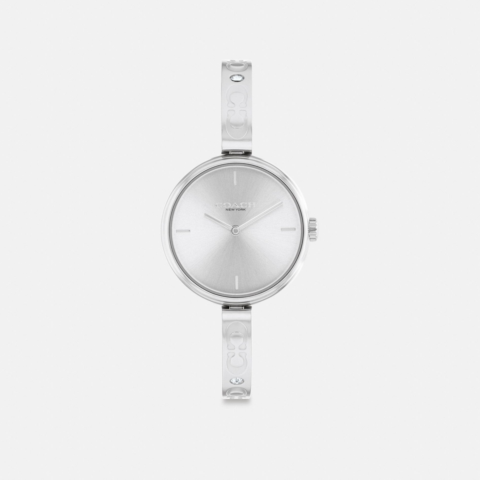 Women's Coach Jaime Watch, 28 Mm in Stainless Steel, style CS626 #color_Stainless Steel — front view