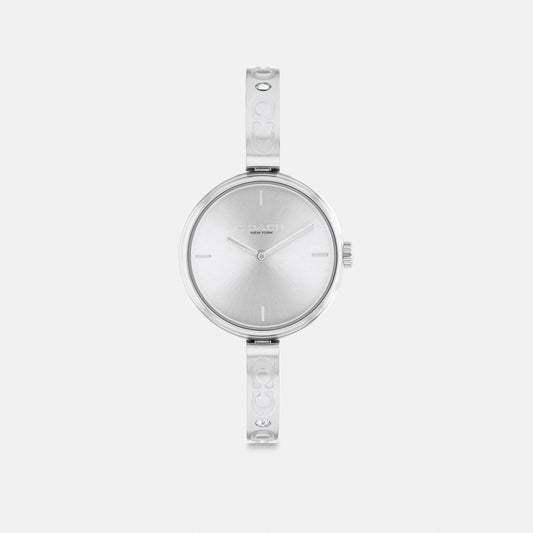 Women's Coach Jaime Watch, 28 Mm in Stainless Steel, style CS626 #color_Stainless Steel — front view