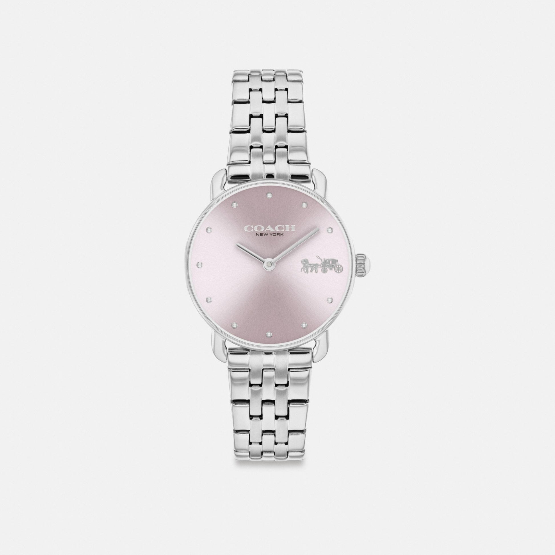 Women's Coach Elliot Watch, 28 Mm in Stainless Steel, style CS964 #color_Stainless Steel — front view
