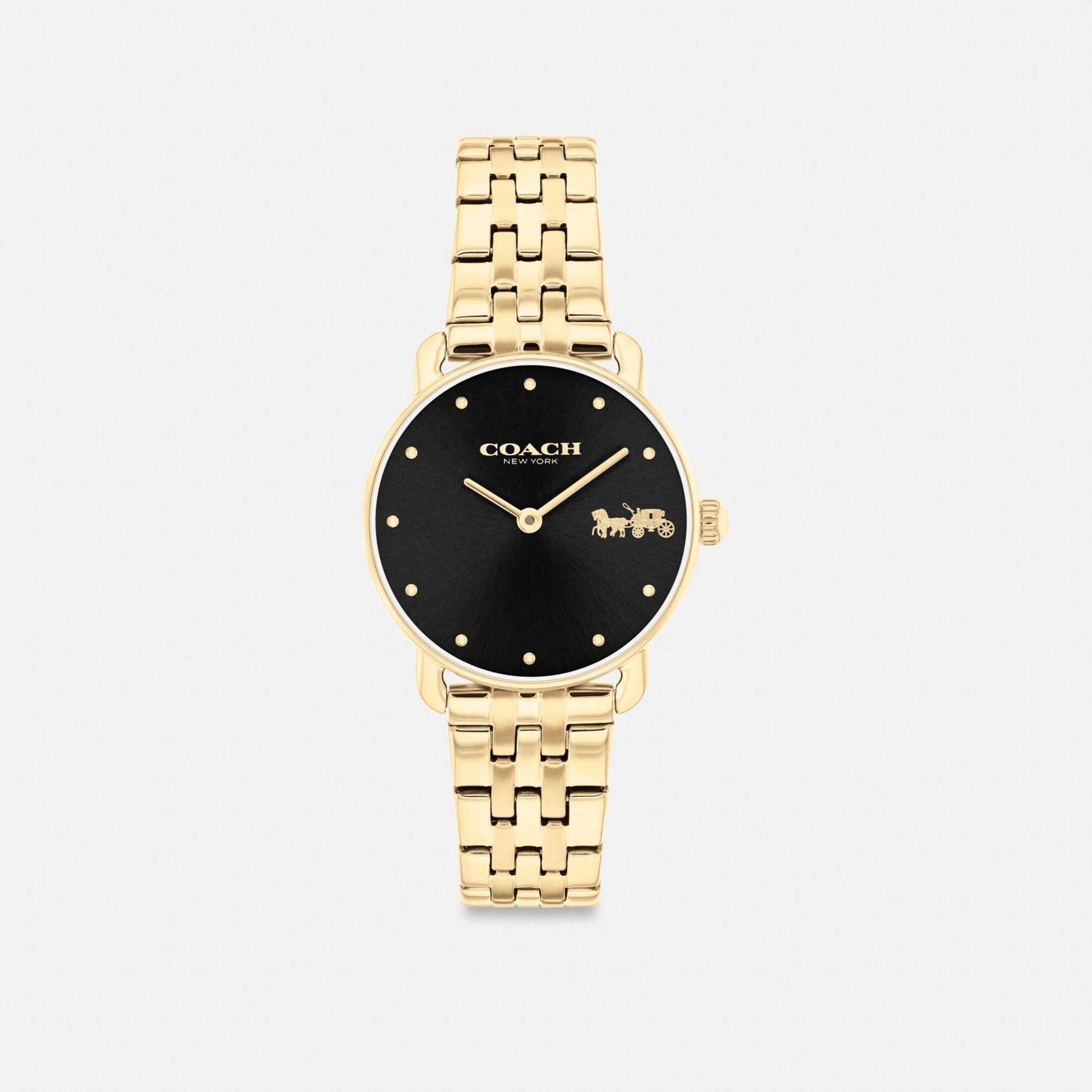 Women's Coach Elliot Watch, 28 Mm in Gold, style CS965 #color_Gold — front view