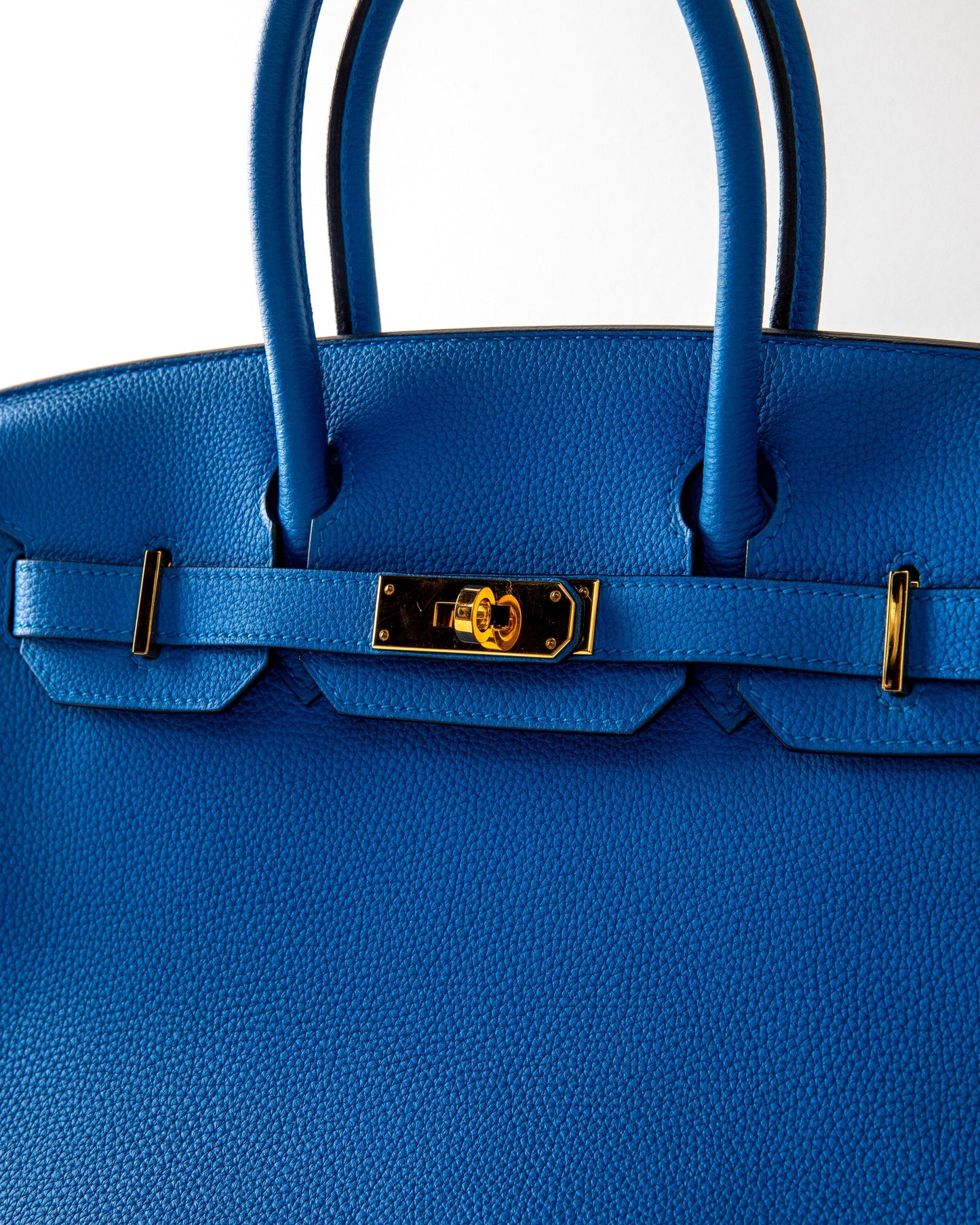 Hermès Birkin 30 Bleu Zellige Togo Gold Hardware