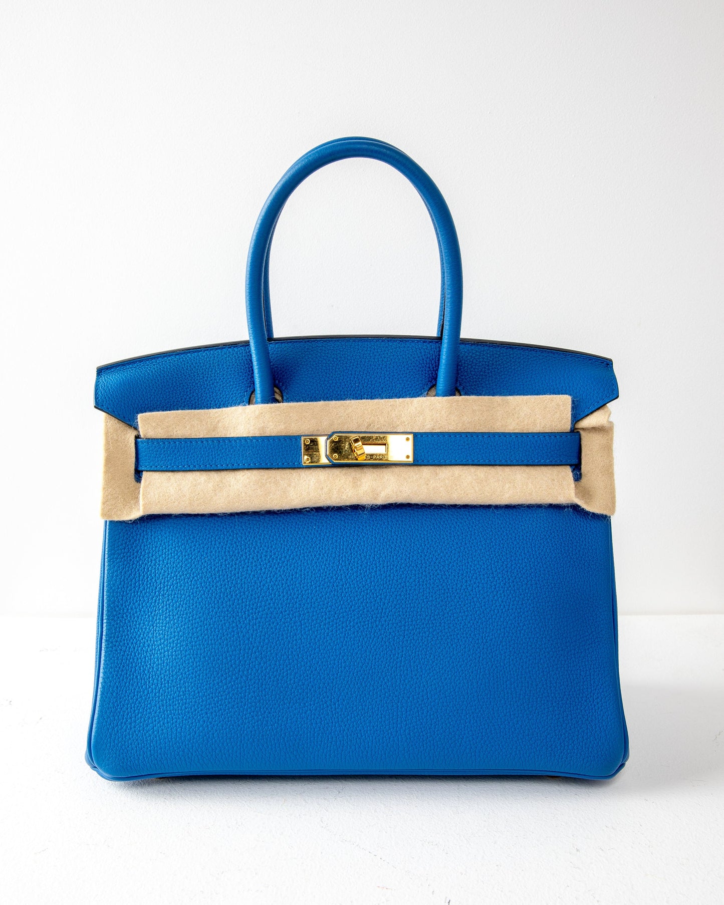 Hermès Birkin 30 Bleu Zellige Togo Gold Hardware