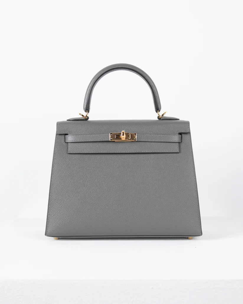 Hermès Kelly 25 – Gris Étain Togo Leather with GHW - Zeuskicks