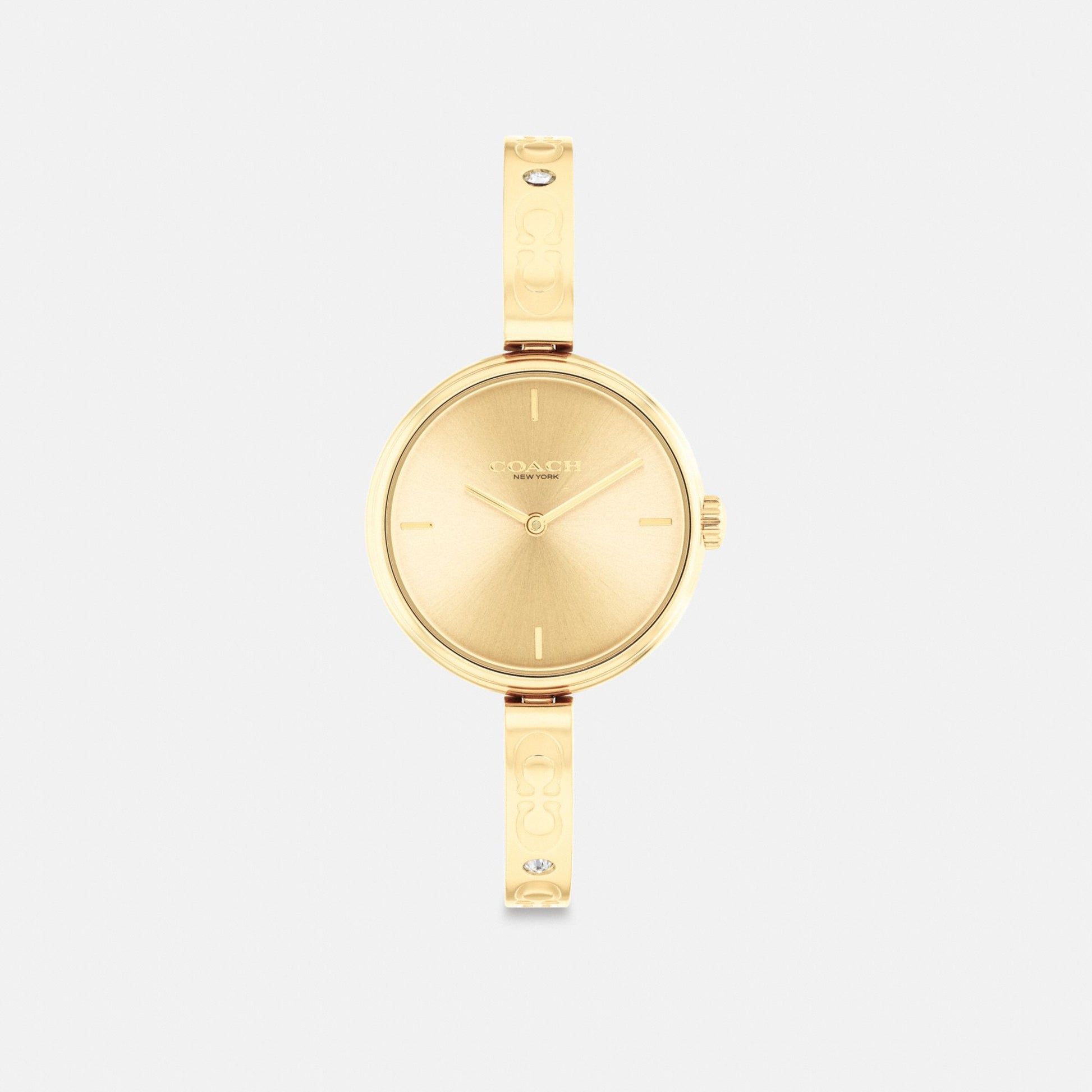 Women's Coach Jamie Watch, 28 Mm in Gold, style CX688 #color_Gold — front view