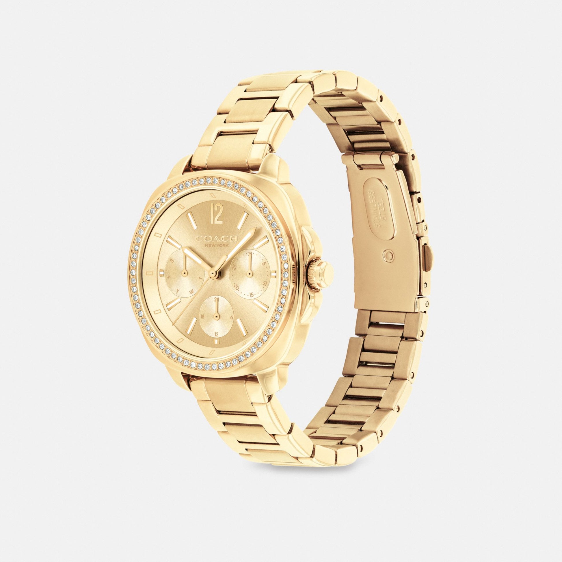Women's Coach Kitt Chronograph Watch, 34 Mm — front view