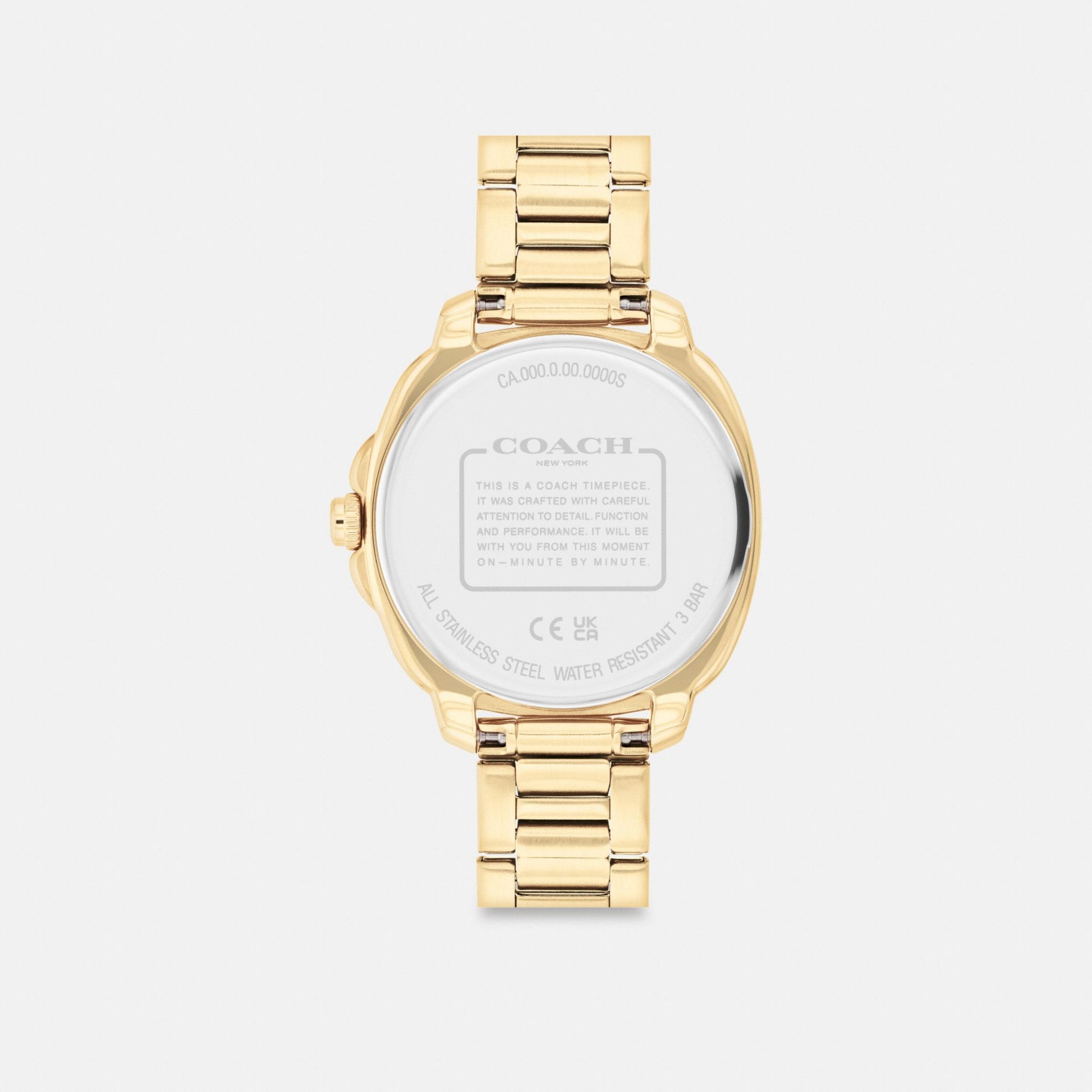 Women's Coach Kitt Chronograph Watch, 34 Mm — front view
