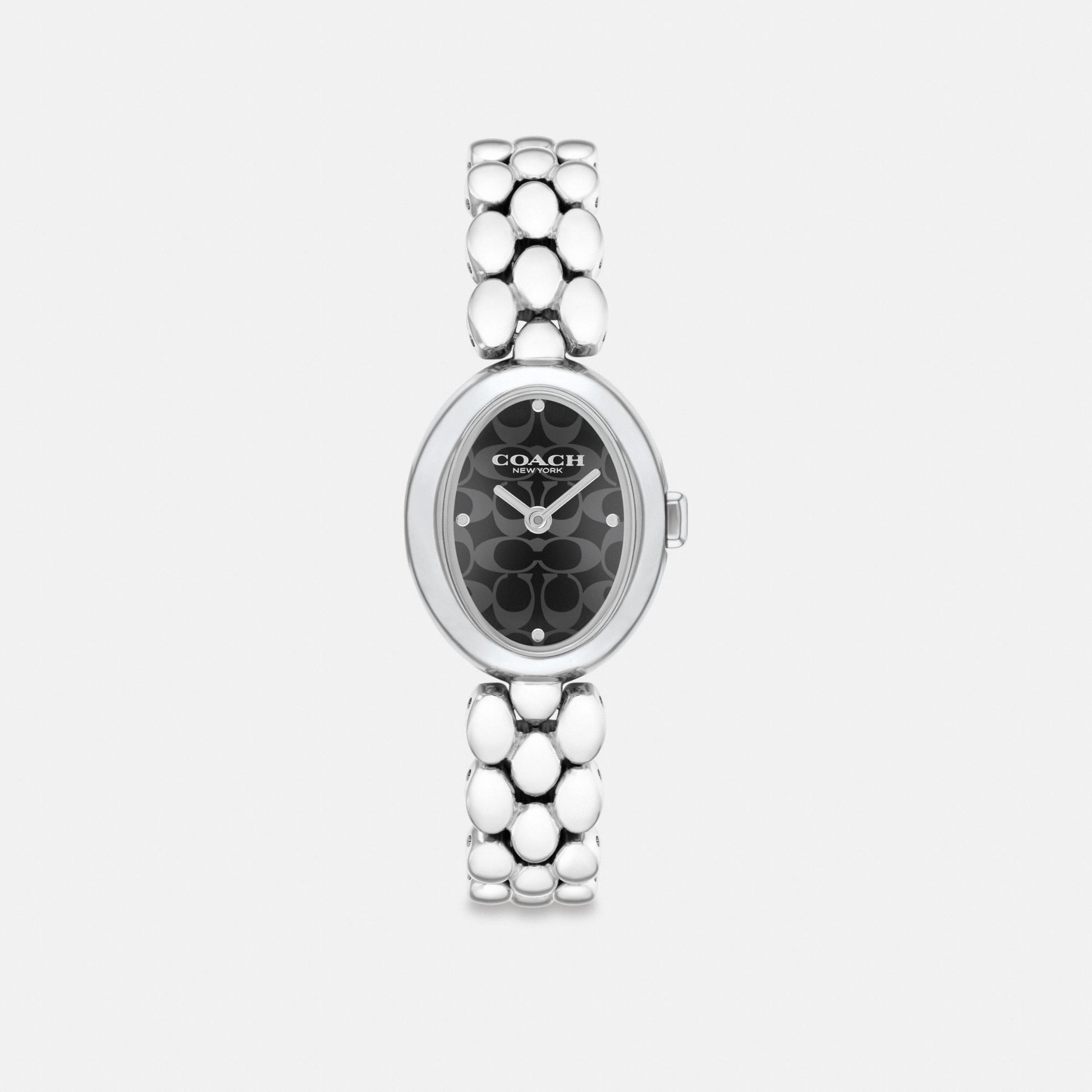 Women's Coach Sammy Watch, 22 Mm in Stainless Steel, style CX861 #color_Stainless Steel — front view