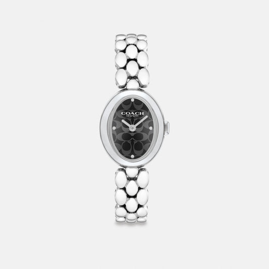 Women's Coach Sammy Watch, 22 Mm in Stainless Steel, style CX861 #color_Stainless Steel — front view