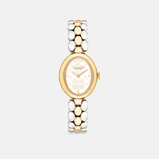 Women's Coach Sammy Watch, 22 Mm in Two Tone, style CY642 #color_Two Tone — front view