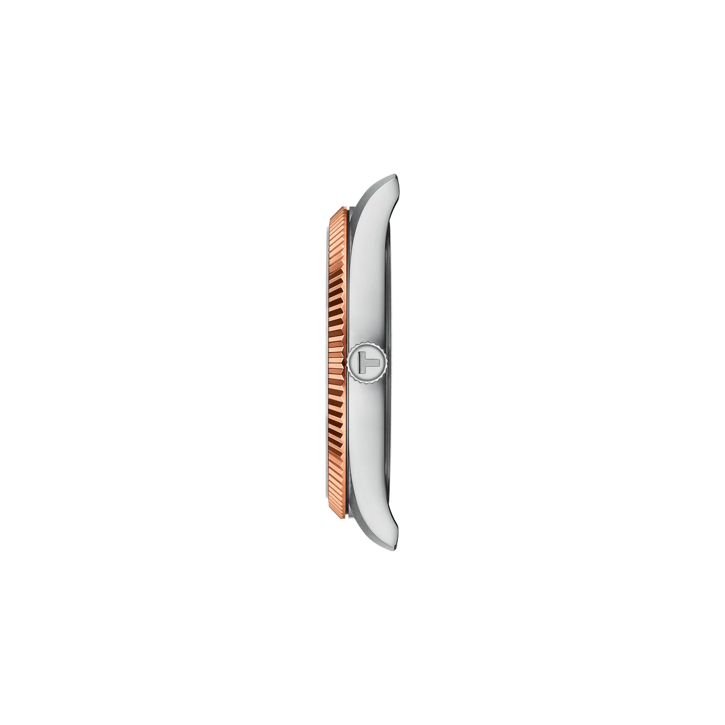 Tissot Ballade 40mm T156.410.22.041.00 – Blue Guilloché Dial, Grey & Rose Gold PVD Bracelet