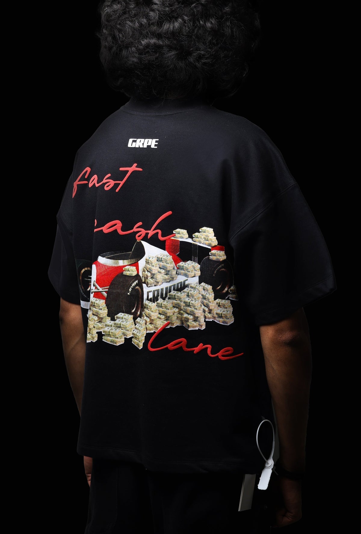BLACK FAST CASH T-SHIRT by GRYAPE