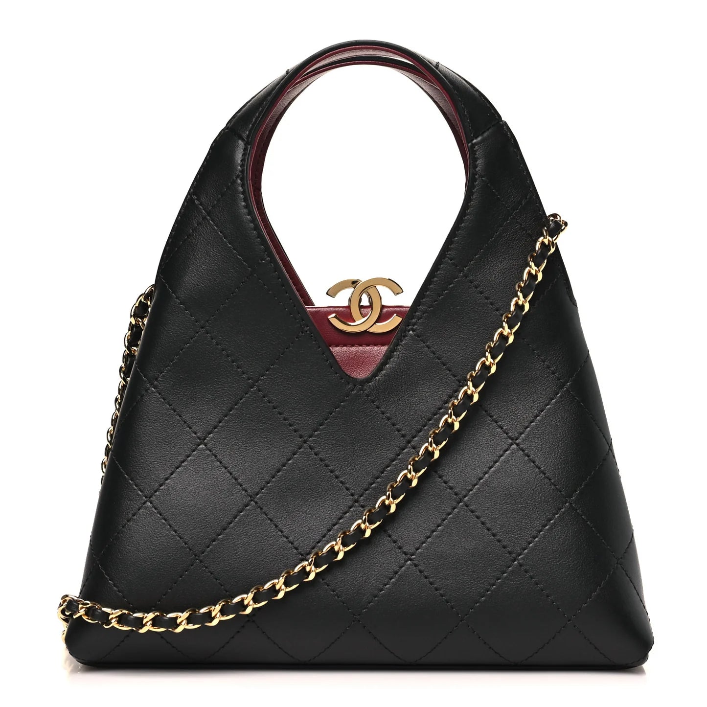 Chanel Calfskin Chic Lady Small Shopping Tote – Black