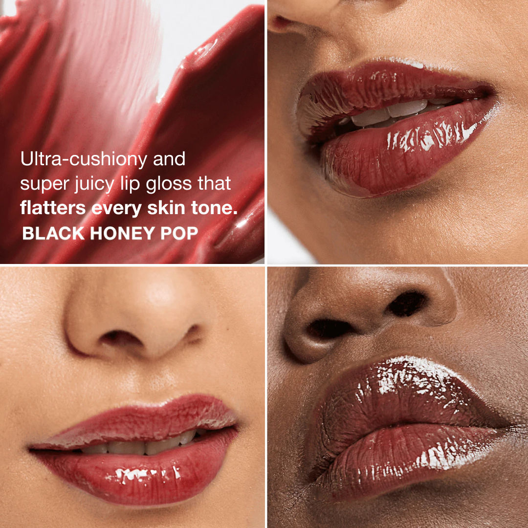 Clinique Pop Plush Creamy Lip Gloss - Black Honey