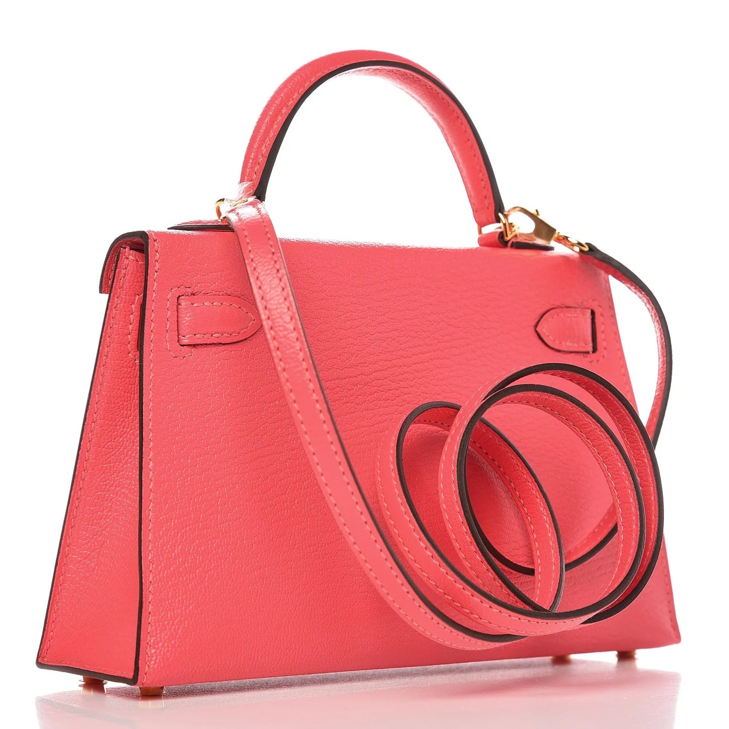 Hermès Chevre Mysore Mini Kelly Sellier 20 – Rose Lipstick