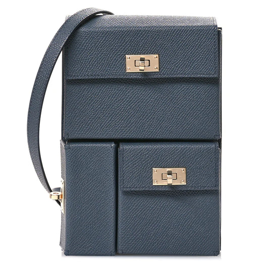 Hermès Epsom Kelly Multi-Pocket Pochette To Go – Gris Misty - Zeuskicks