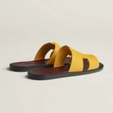 Hermès Izmir Sandals – Jaune Soleil Leather Edition