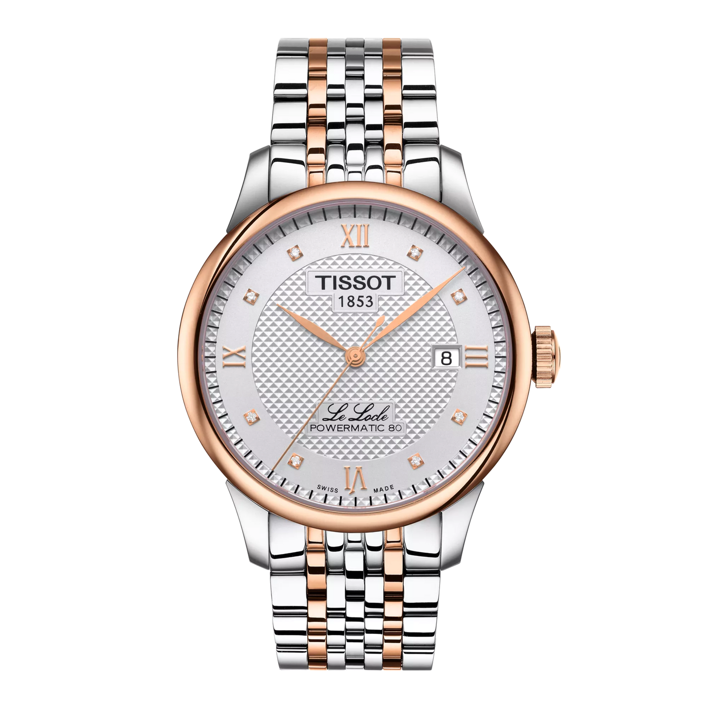 Men’s Tissot Le Locle Powermatic 80 Diamond Dial T006.407.22.036.00 Automatic Watch