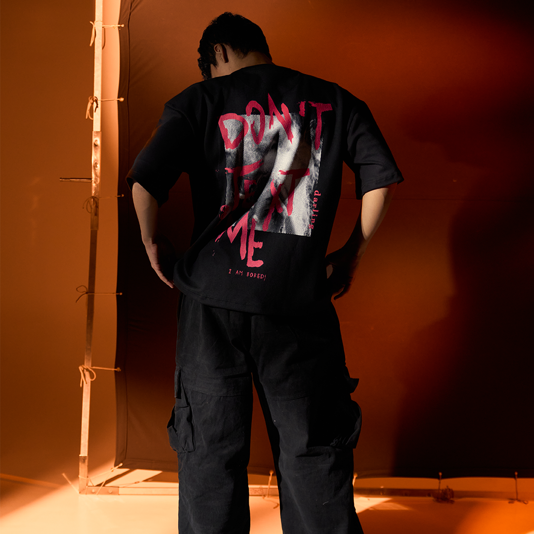 Dont Text Me Black T-Shirt by oddnoteven