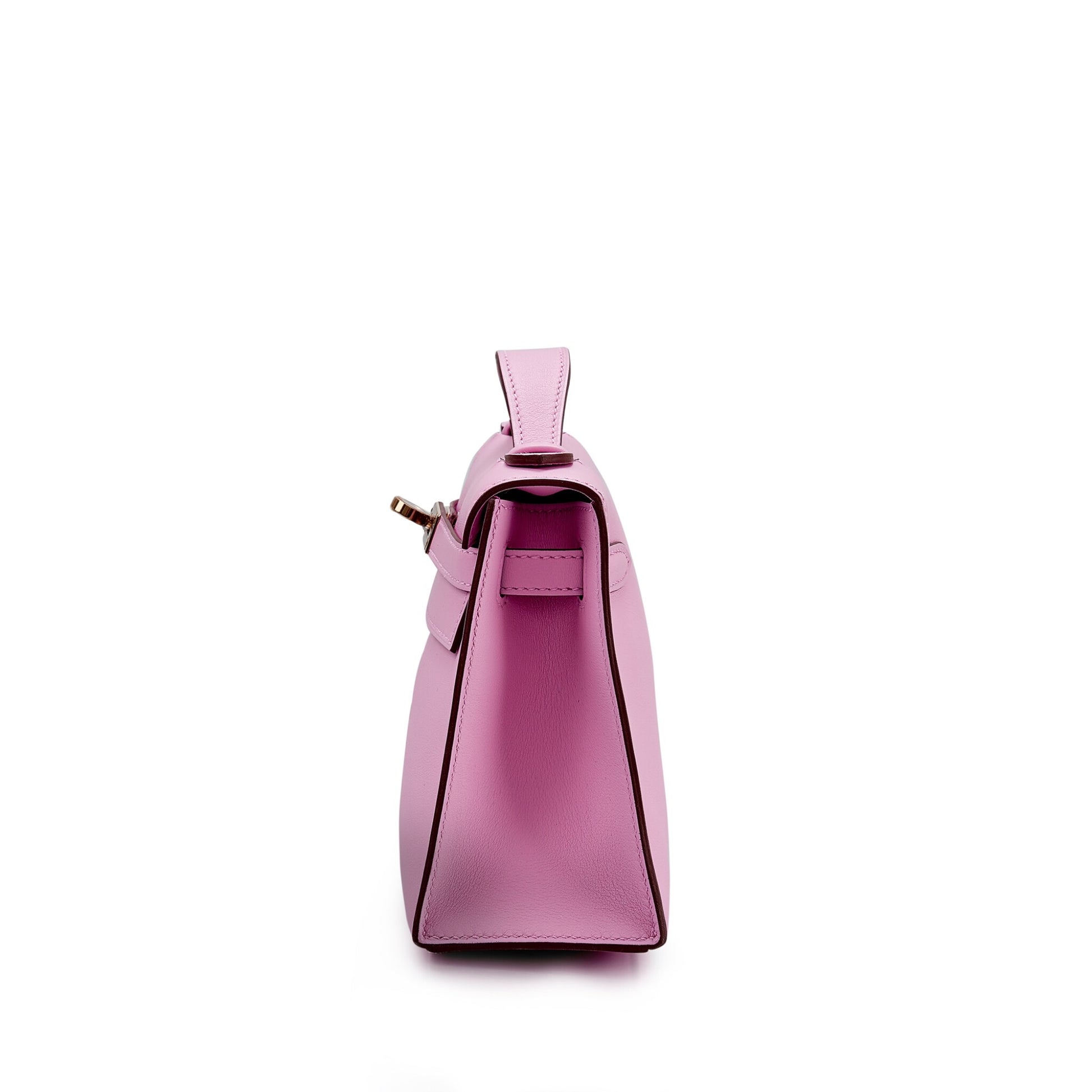 Hermès Kelly Pochette – Mauve Sylvestre Swift with Rose Gold Hardware - Zeuskicks
