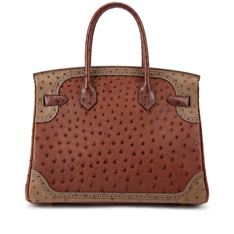 Hermès Ghillies Birkin 30 – Limited Edition Etrusque, Mousse & Marron - Zeuskicks