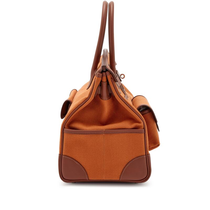 Hermès Cargo Birkin 25 – Marron d’Inde Swift & Gold Toile - Zeuskicks