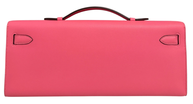 Hermès Kelly Cut Clutch – Rose Azalée Swift Leather - Zeuskicks
