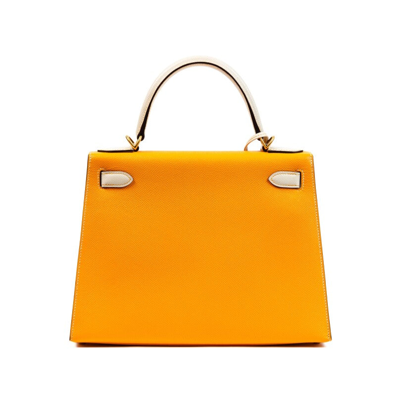 Hermès Kelly 28 Sellier HSS – Jaune d’Or & Nata Epsom Leather - Zeuskicks