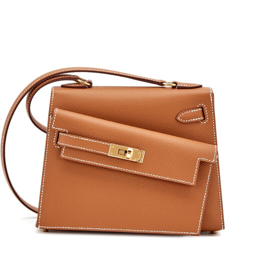 Hermès Kelly 20 – Limited Edition Gold Epsom “Kelly en Désordre” Sellier - Zeuskicks