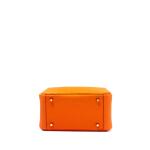 Hermès Mini Lindy – Orange Togo Leather
