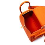 Hermès Mini Lindy – Orange Togo Leather