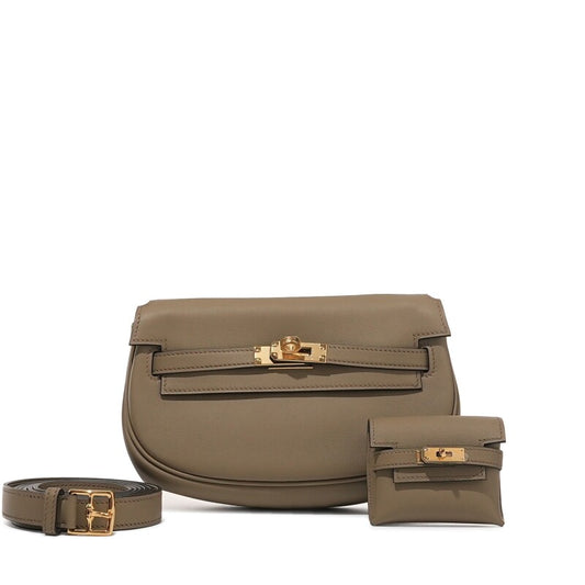Hermès Kelly 25 – Beige Marfa (Swift Leather, Gold Hardware)