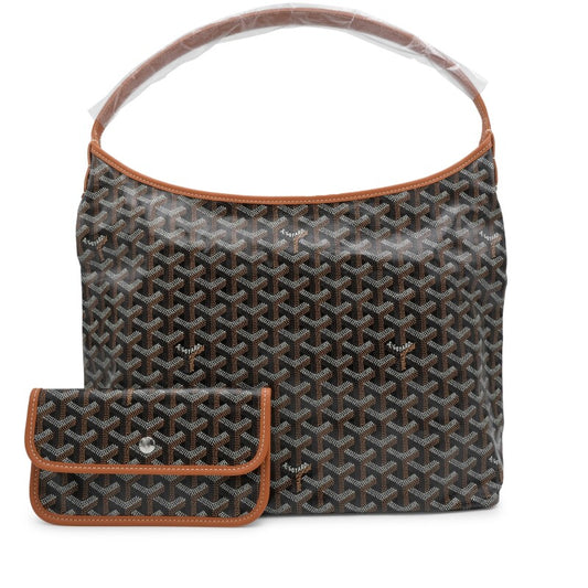 Goyard Boheme Hobo Bag – Black Goyardine Canvas & Tan Chevroches Calfskin - Zeuskicks