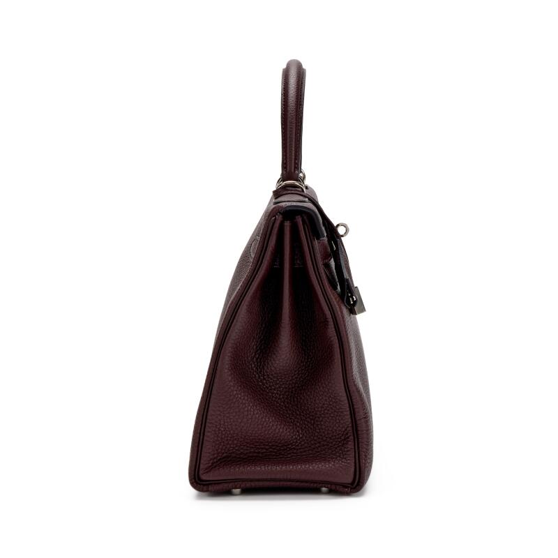 Hermès Kelly 28 – Rouge Sellier Togo Leather with Palladium Hardware (2021) - Zeuskicks