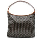 Goyard Boheme Hobo Bag – Black Goyardine Canvas & Tan Chevroches Calfskin