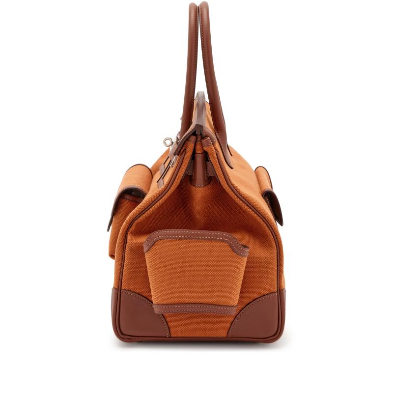 Hermès Cargo Birkin 25 – Marron d’Inde Swift & Gold Toile - Zeuskicks