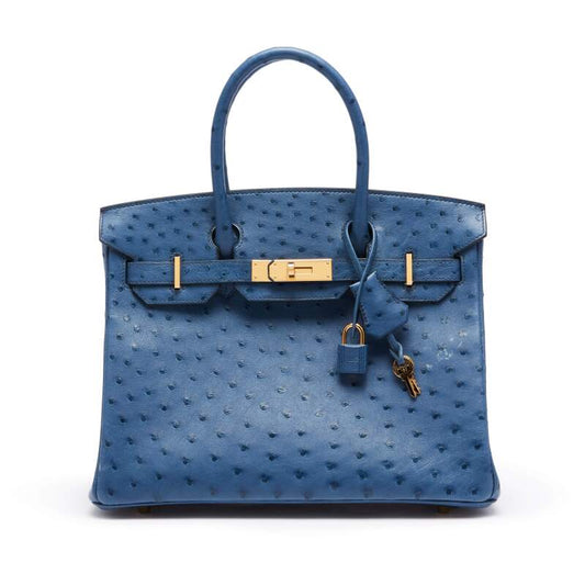 Hermès Birkin 30 – Bleu Roi Ostrich Leather - Zeuskicks