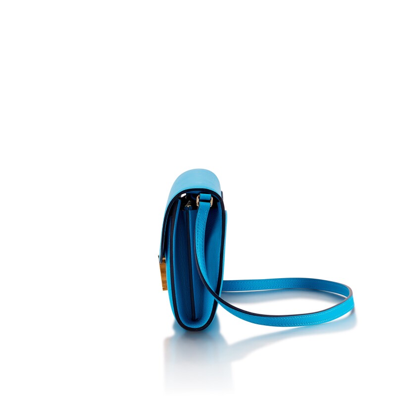 Hermès Constance To Go – Epsom Leather in Blue Celeste with Gold Hardware - Zeuskicks
