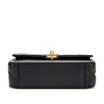 Chanel Black Quilted Patent Caviar & Lambskin Matelassé Chain Flap Bag