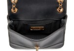 Chanel Black Quilted Patent Caviar & Lambskin Matelassé Chain Flap Bag