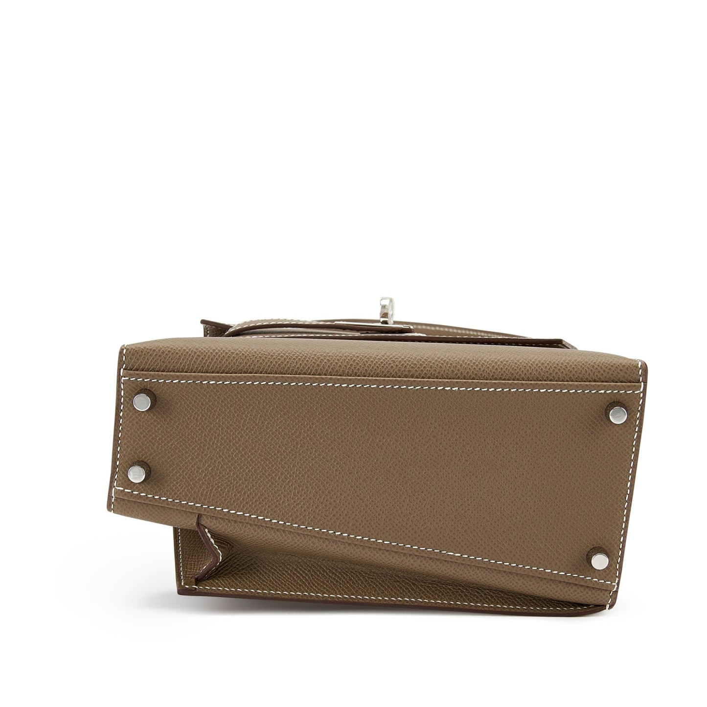 Hermès Kelly en Désordre 20 Sellier – Etoupe Epsom with Palladium Hardware