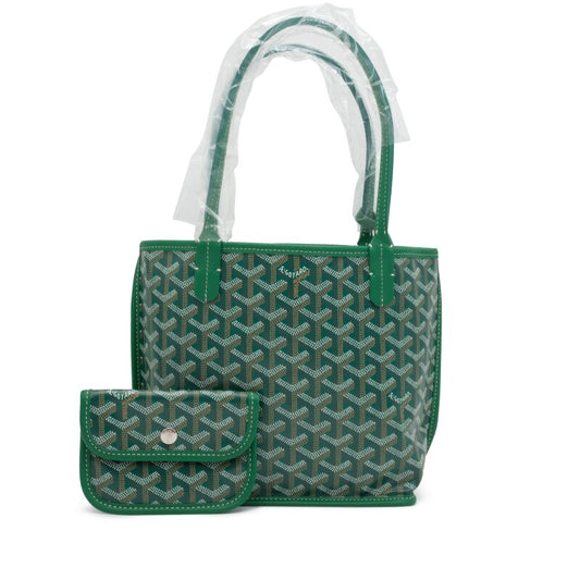 Goyard Anjou Mini Bag – Green Goyardine Canvas & Chevroches Calfskin - Zeuskicks